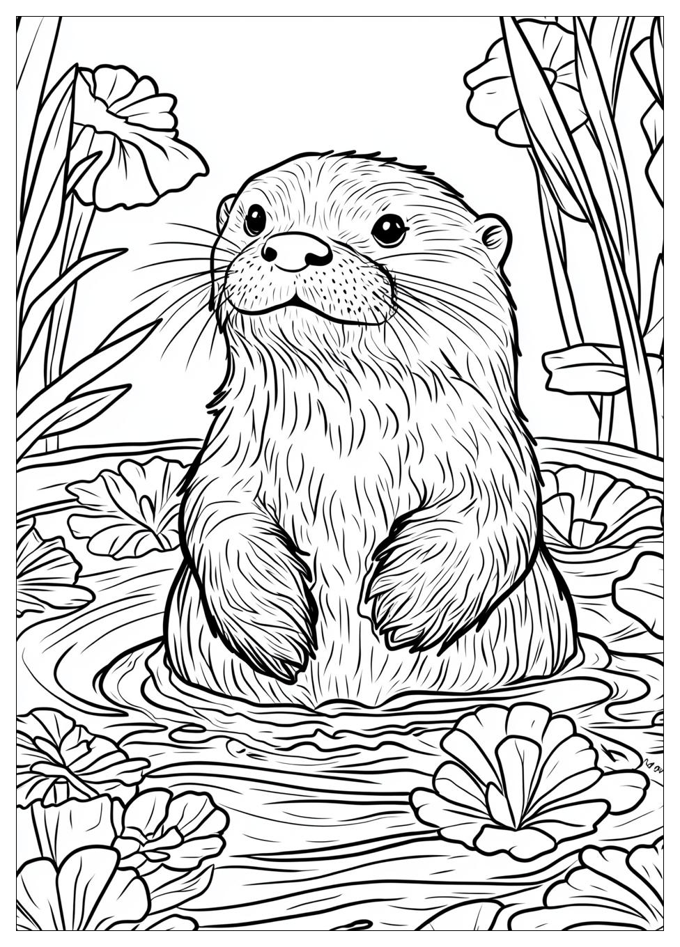 Otter Ausmalbilder 5