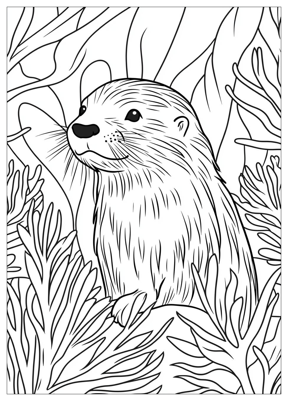 Otter Ausmalbilder 7