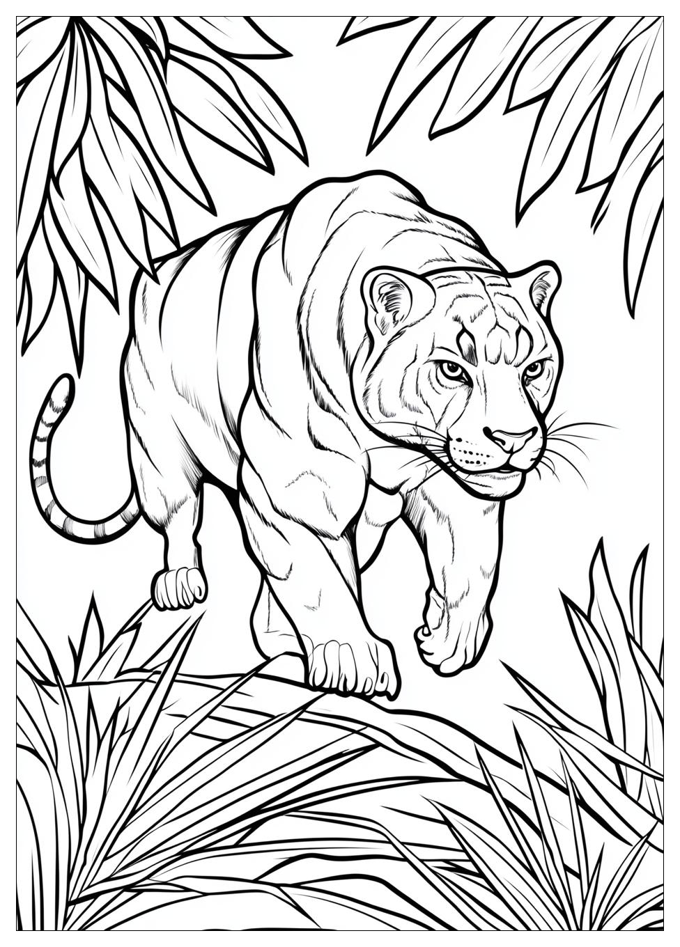Panther Ausmalbilder 17