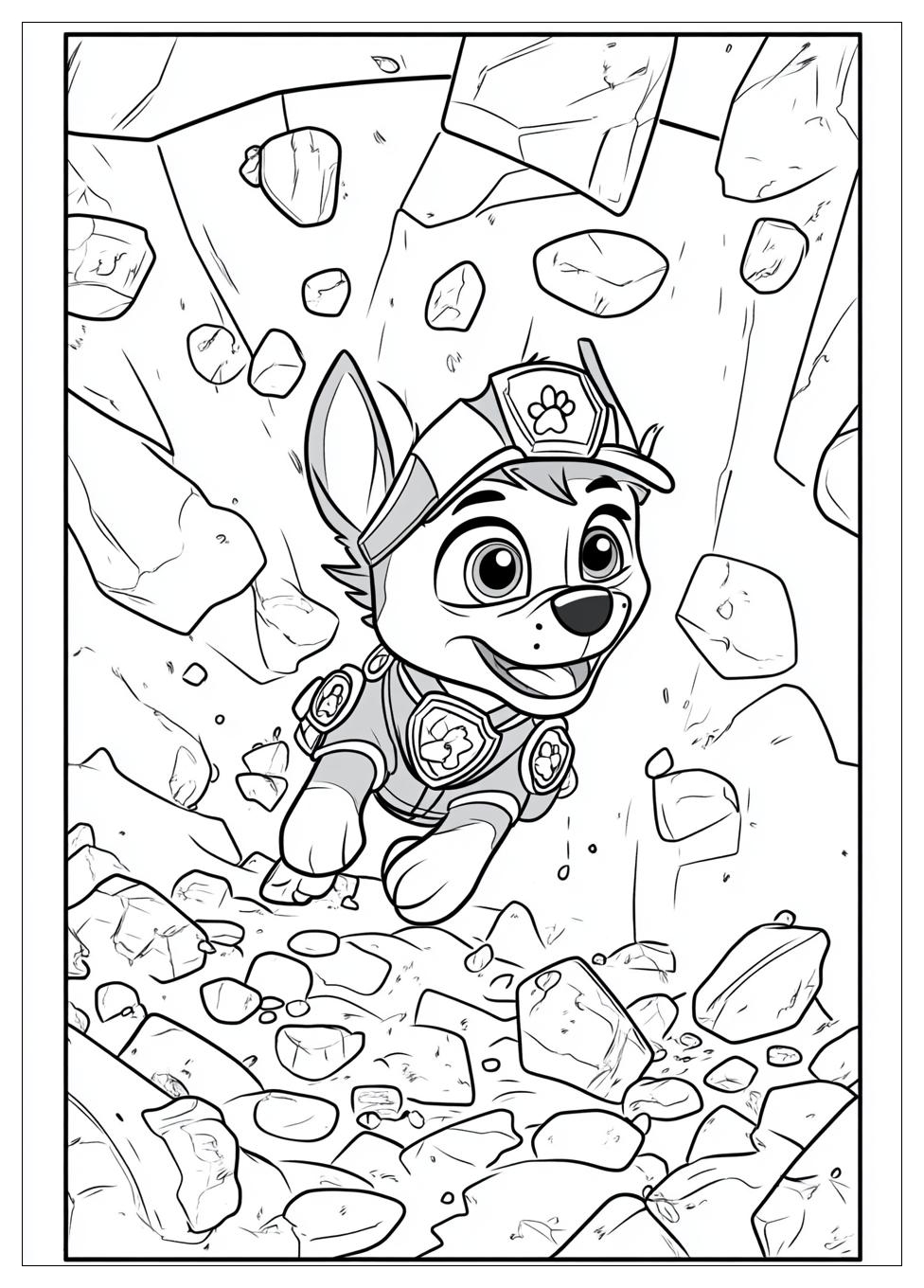 Paw Patrol Chase Ausmalbilder 8