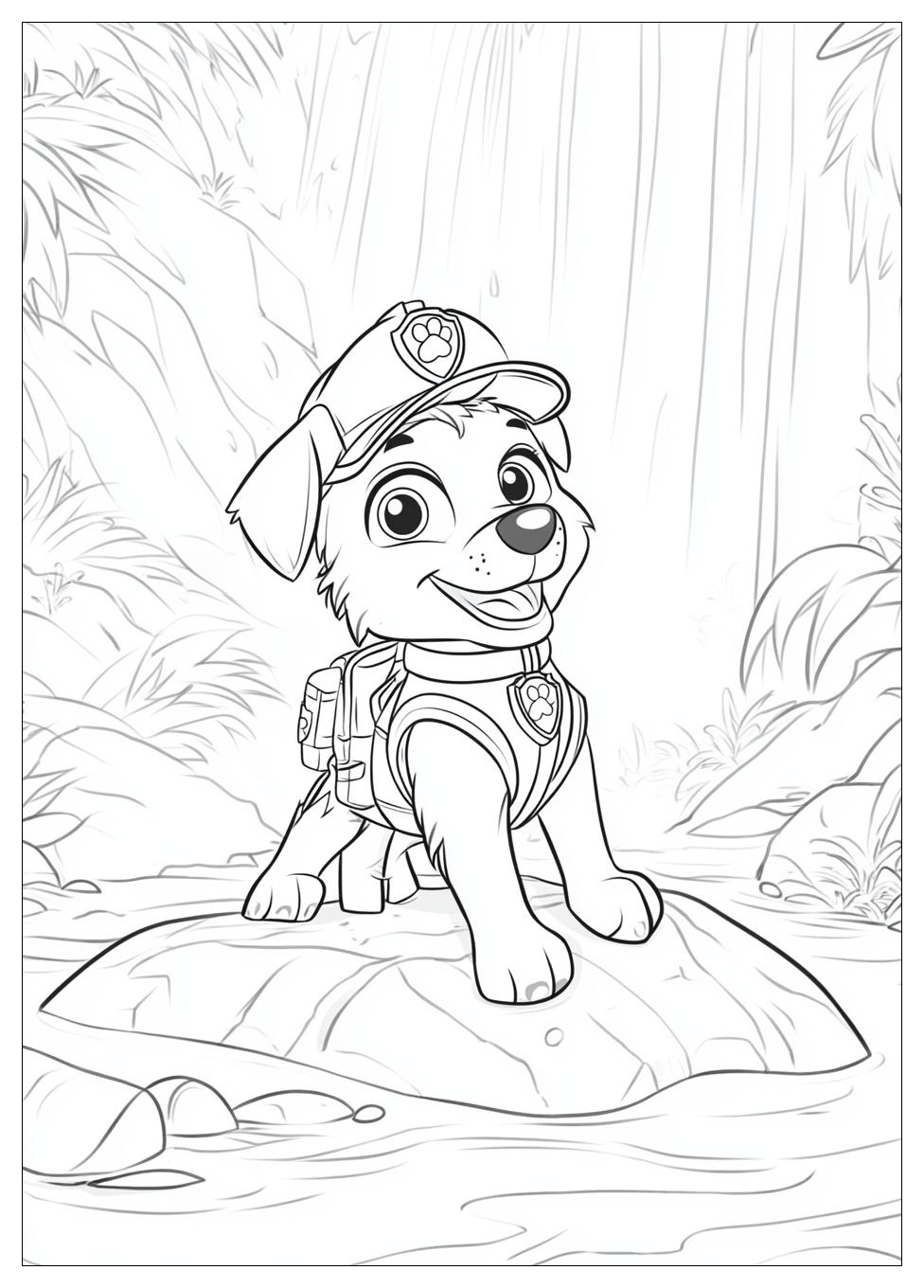 Paw Patrol Sky Ausmalbilder 1