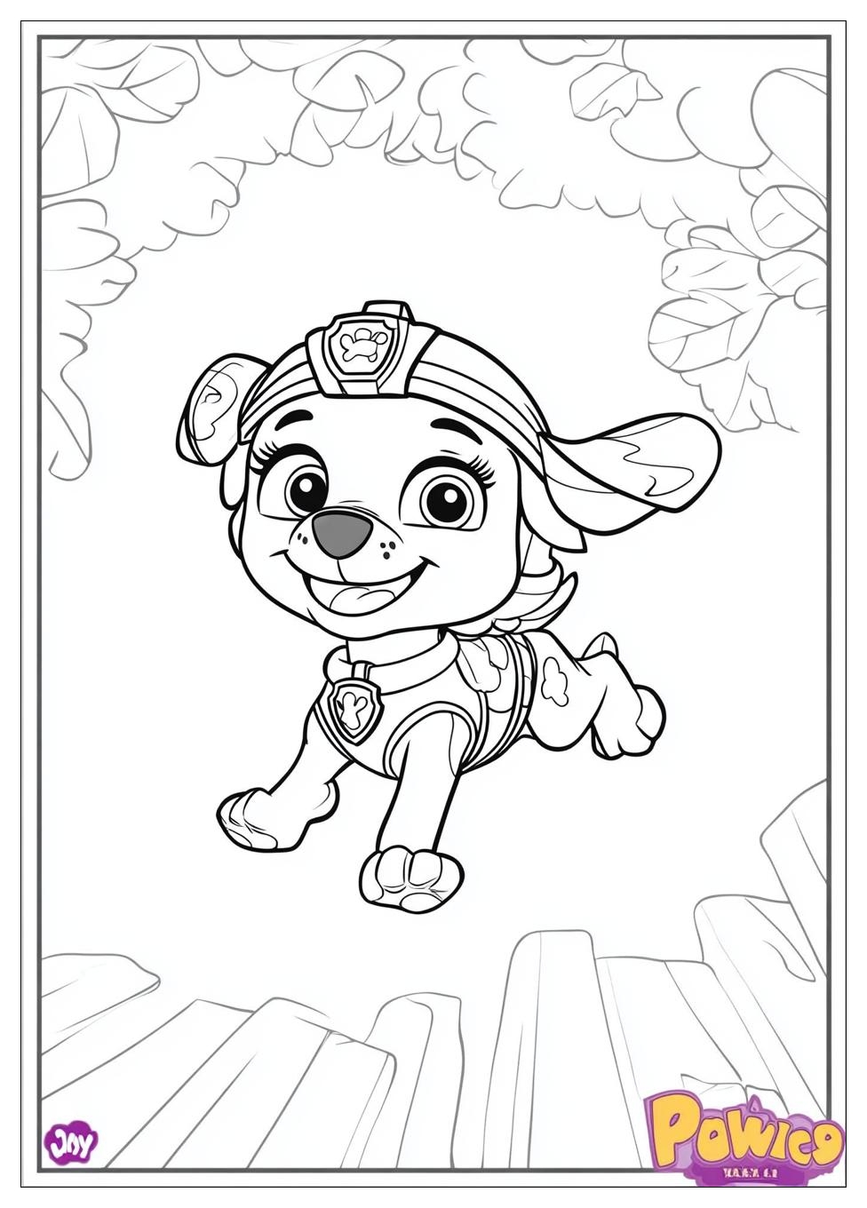 Paw Patrol Sky Ausmalbilder 17