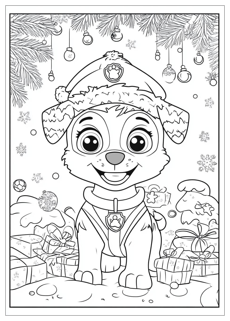 Paw Patrol Weihnachten Ausmalbilder 11