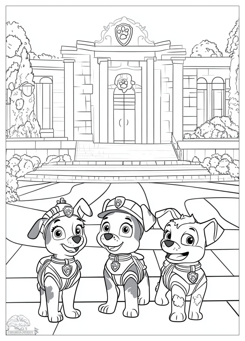 Paw Patrol Zentrale Ausmalbilder 17