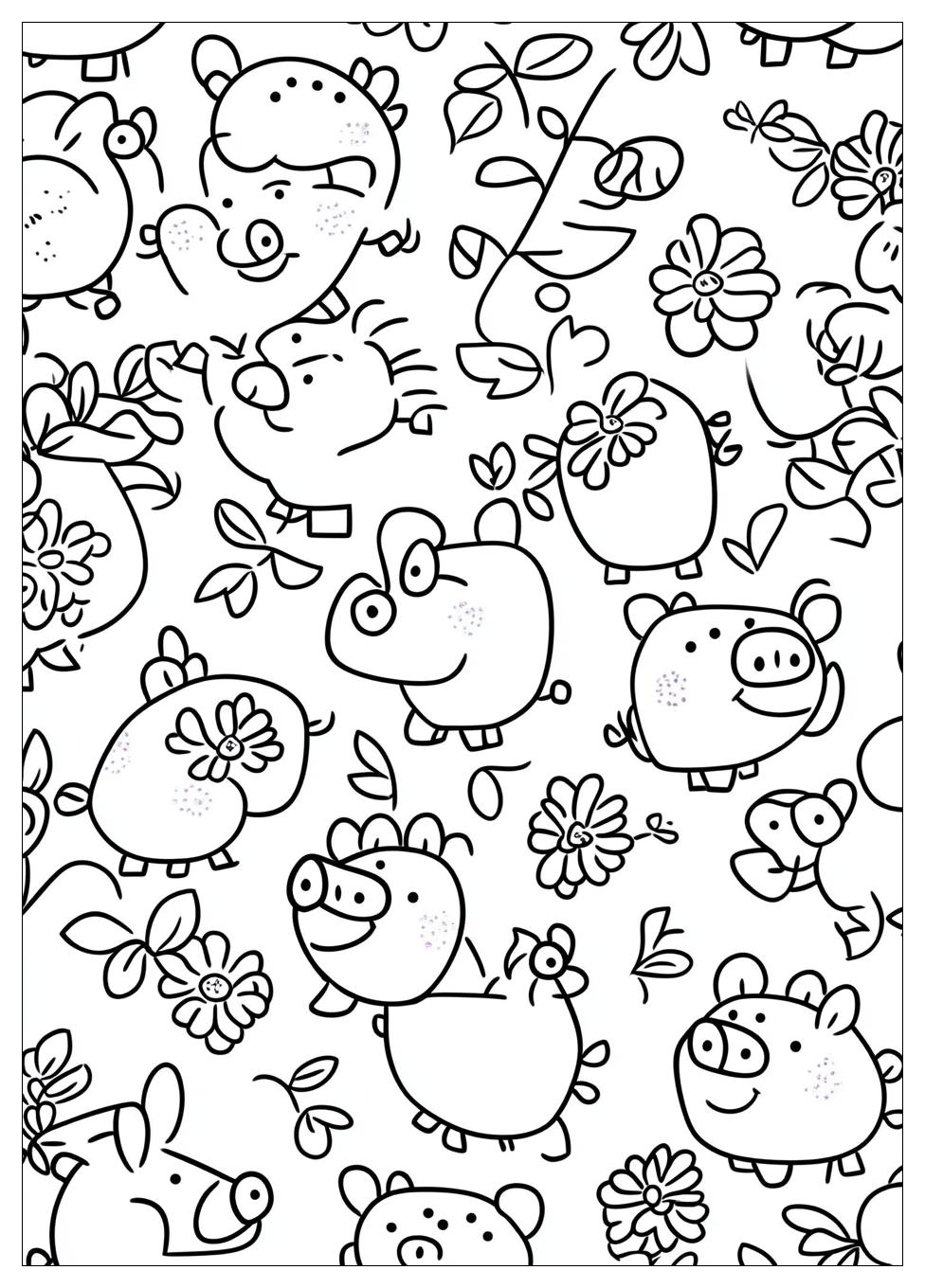 Peppa Wutz Freunde Ausmalbilder 14