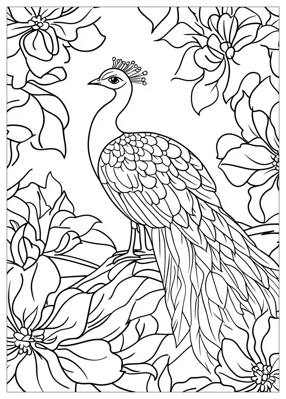 Pfau Ausmalbilder 13