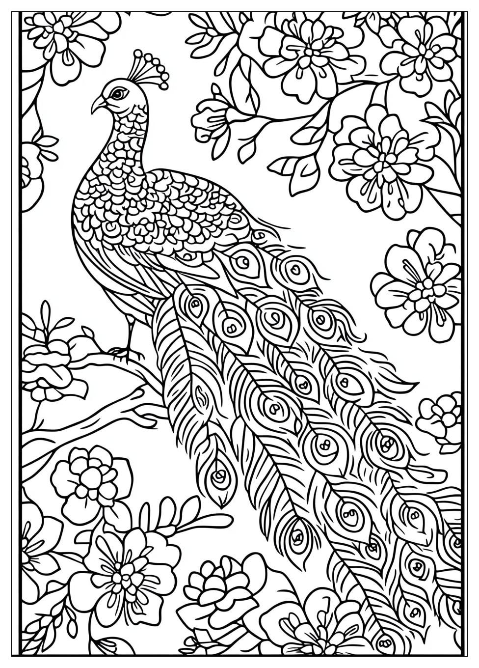 Pfau Ausmalbilder 16