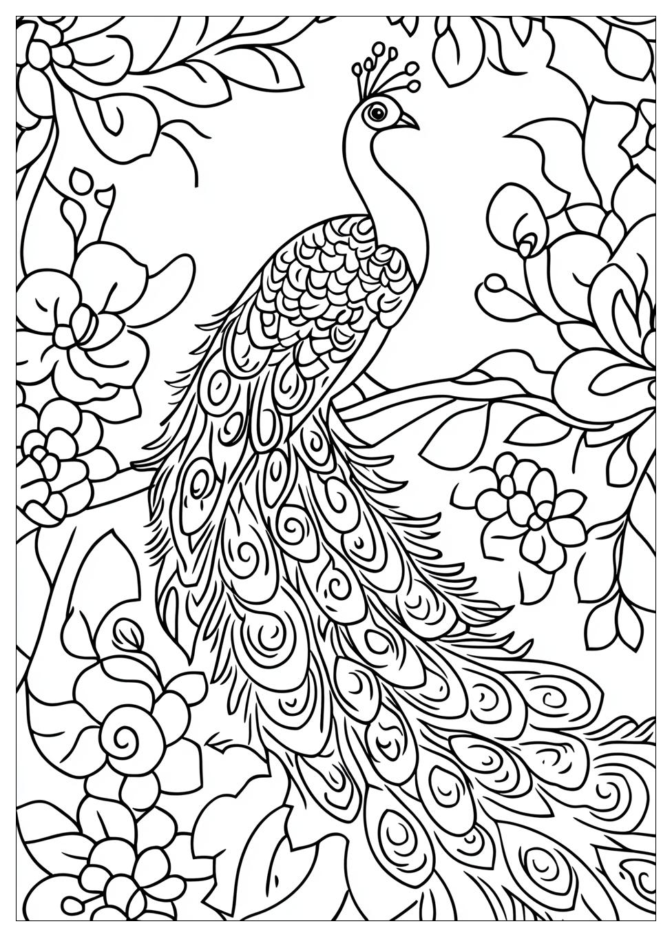 Pfau Ausmalbilder 17