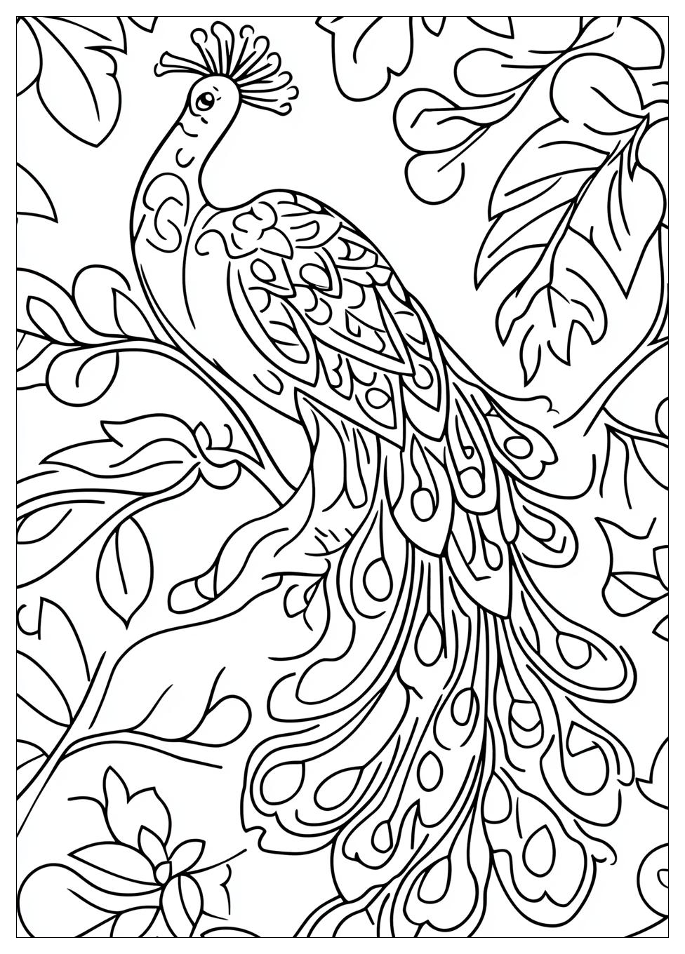 Pfau Ausmalbilder 19