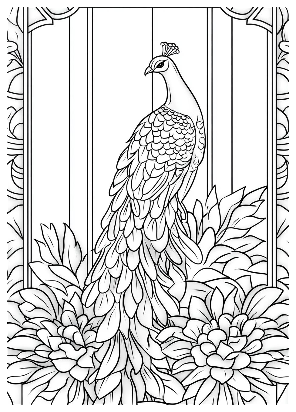 Pfau Ausmalbilder 21