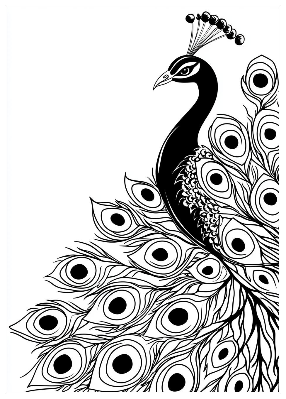 Pfau Ausmalbilder 23