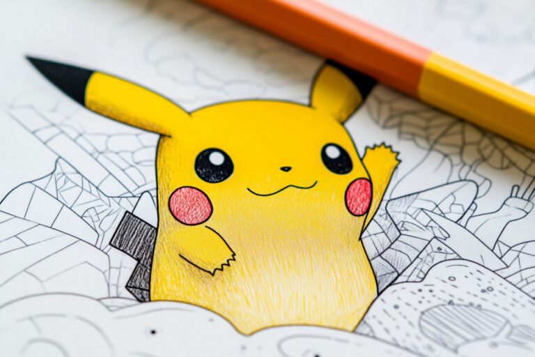 Pikachu Pokemon Ausmalbilder : Pikachu zum Ausmalen – Kreativität für Kinder und Fans