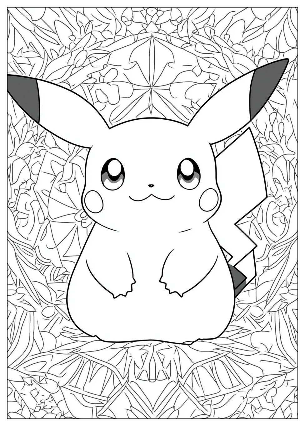 Pikachu Pokemon Ausmalbilder 1