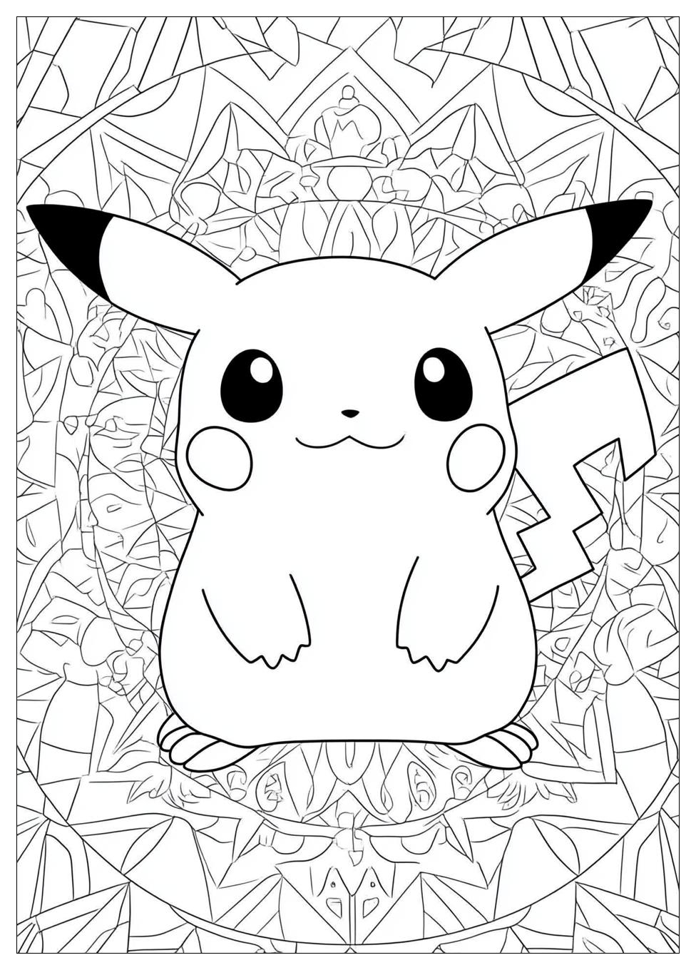 Pikachu Pokemon Ausmalbilder 16