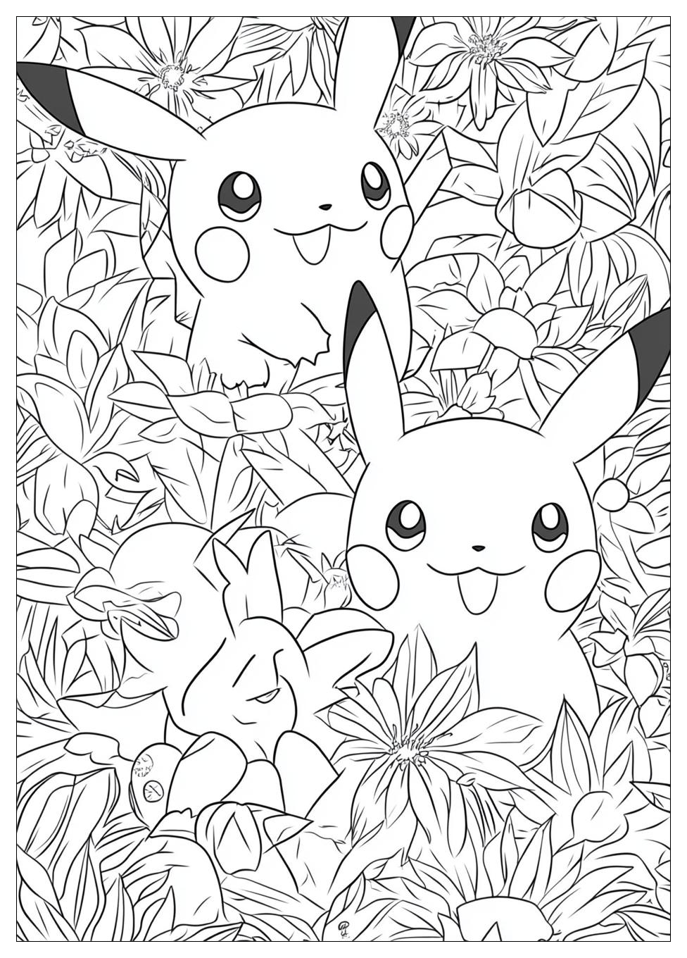 Pikachu Pokemon Ausmalbilder 2