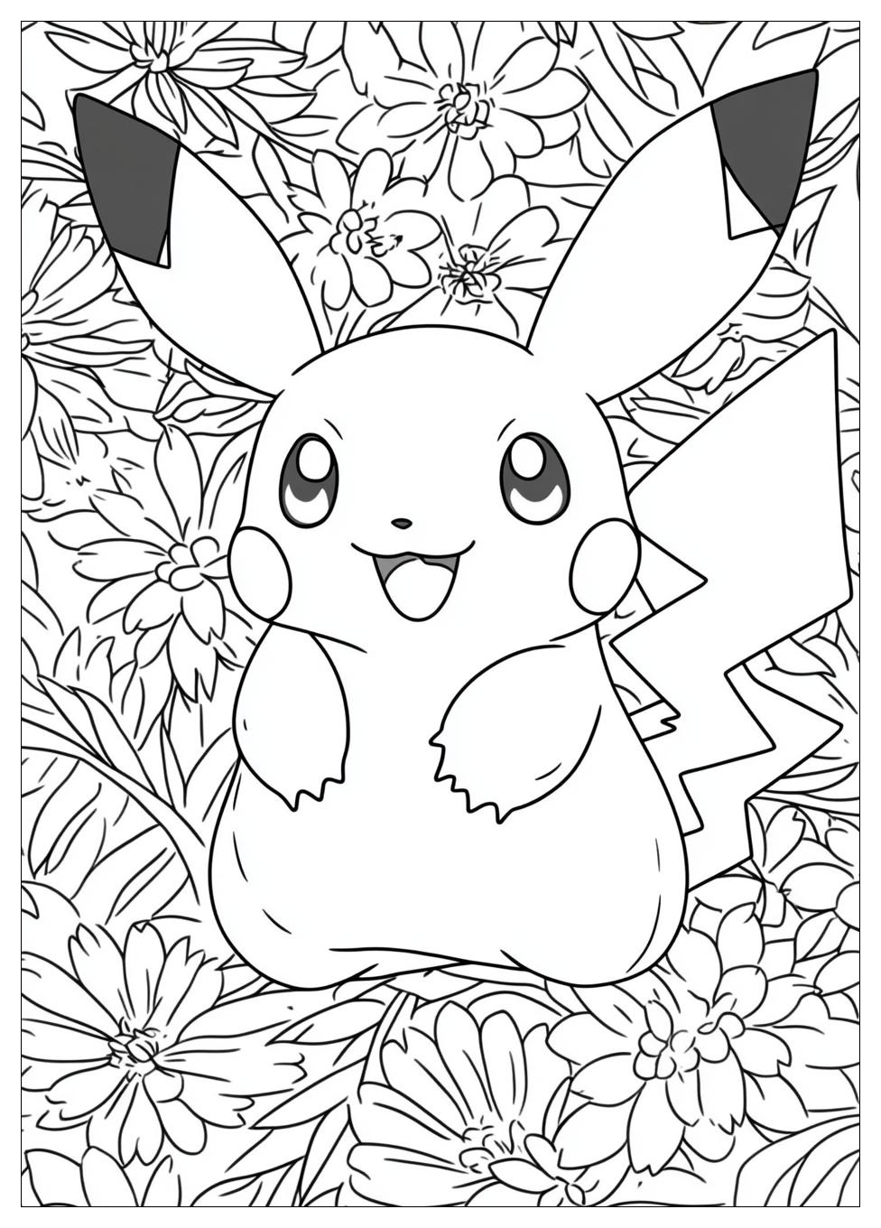 Pikachu Pokemon Ausmalbilder 6