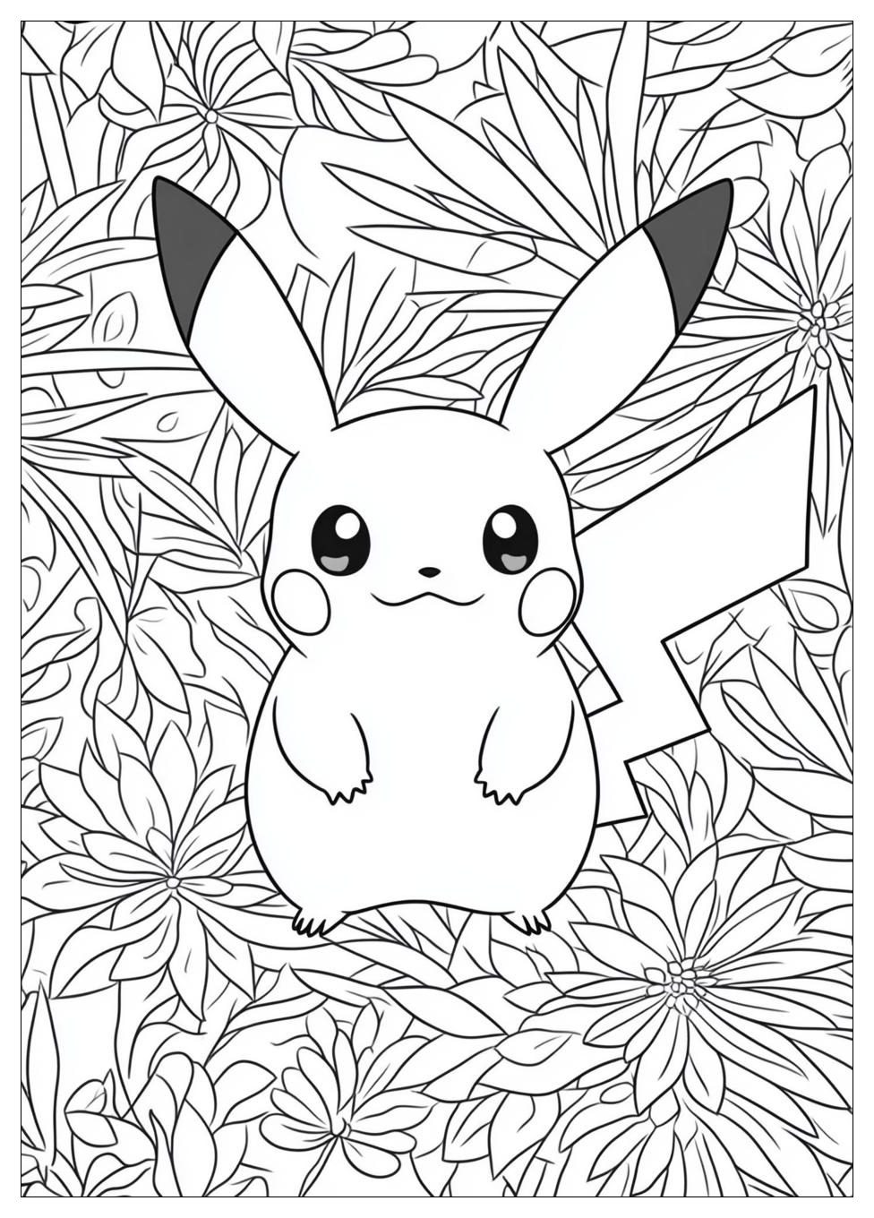 Pikachu Pokemon Ausmalbilder 9