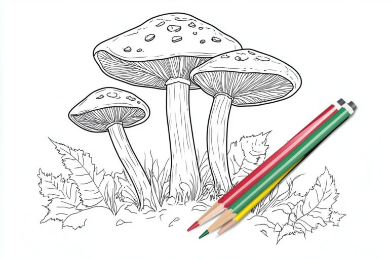 Pilz Ausmalbilder : Fantasievolle Pilze zum Ausmalen und Gestalten