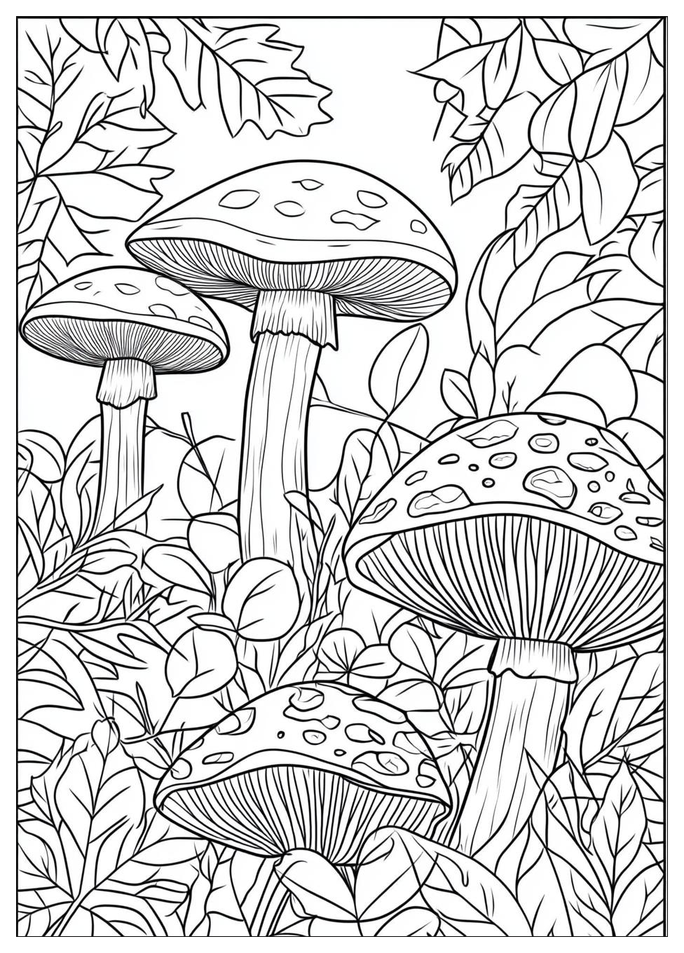 Pilz Ausmalbilder 11