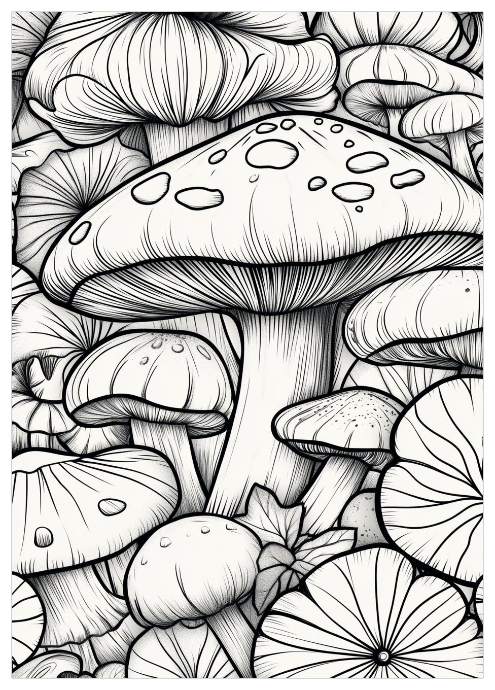Pilz Ausmalbilder 14