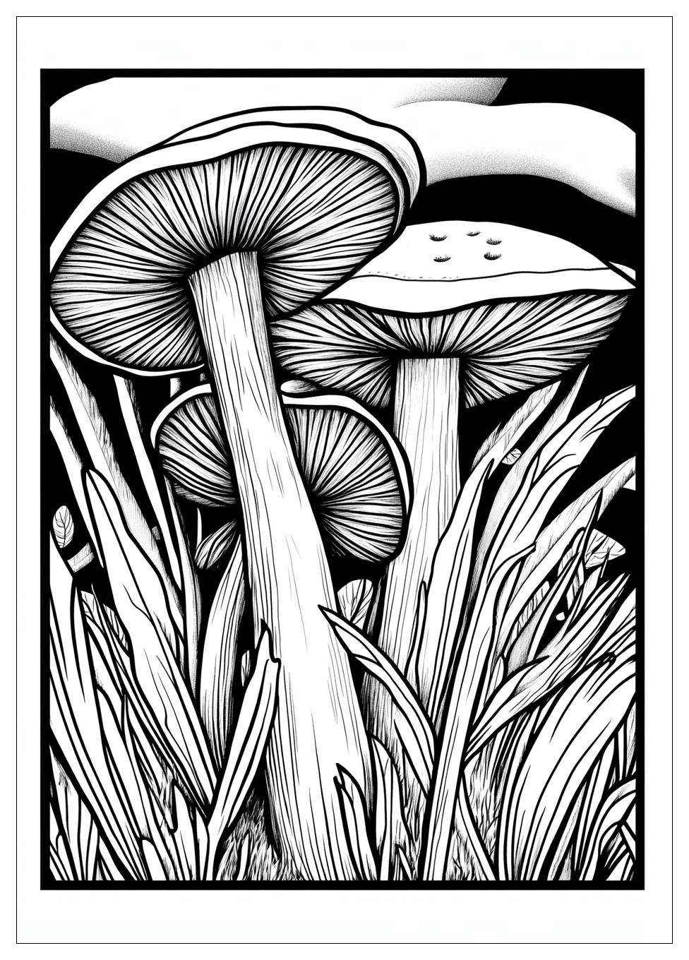 Pilz Ausmalbilder 16