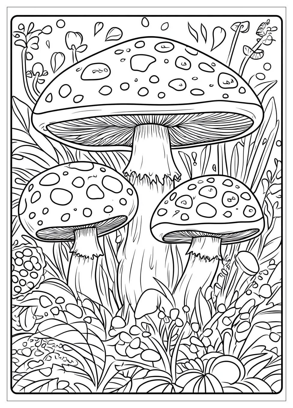 Pilz Ausmalbilder 17