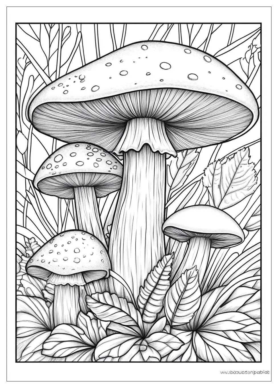 Pilz Ausmalbilder 2