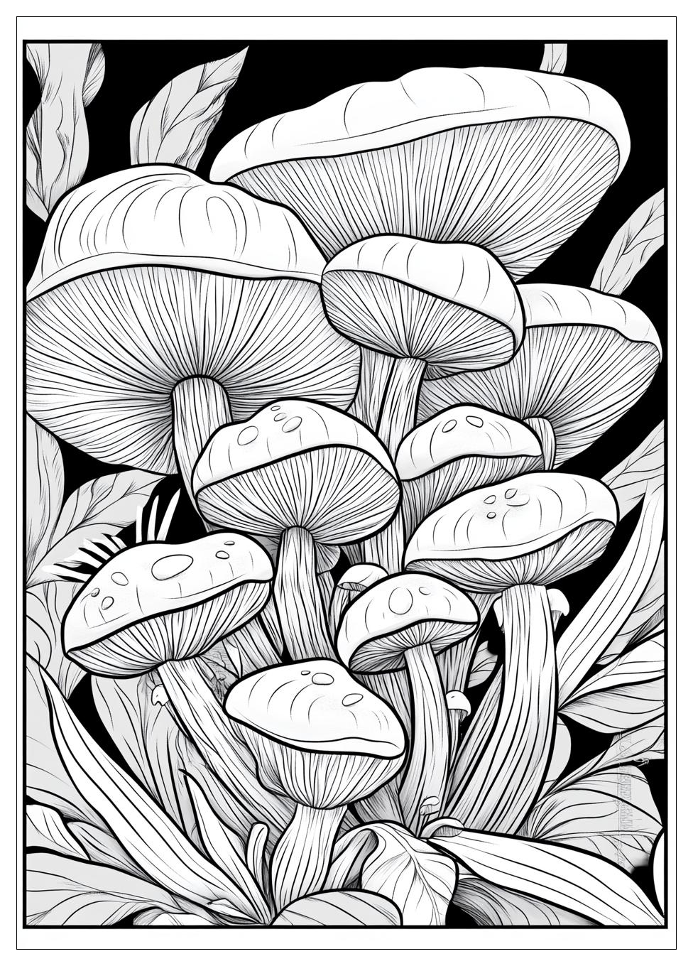 Pilze Ausmalbilder 1