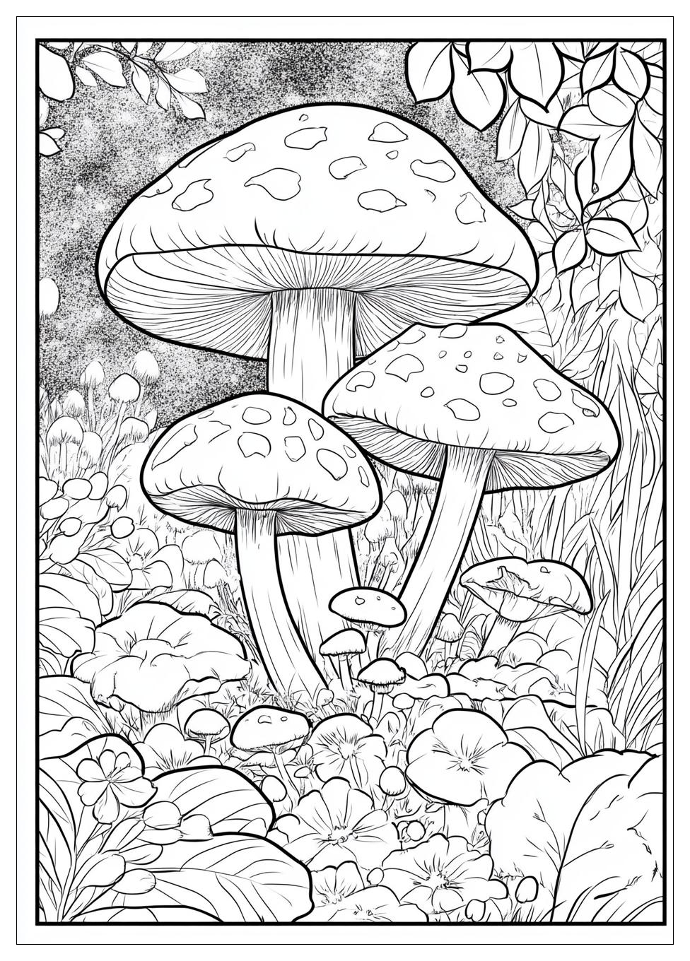 Pilze Ausmalbilder 11