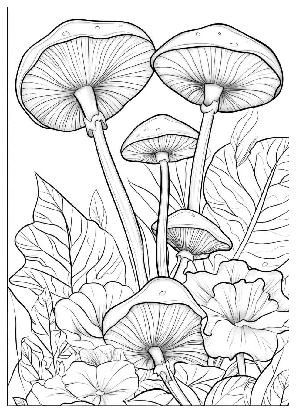 Pilze Ausmalbilder 19