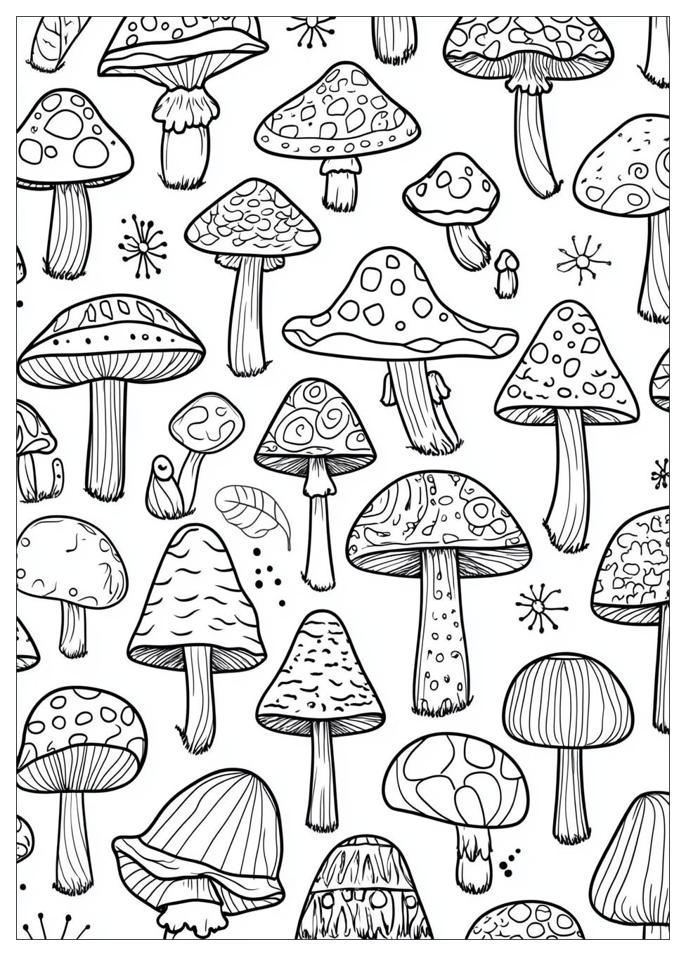 Pilze Ausmalbilder 22