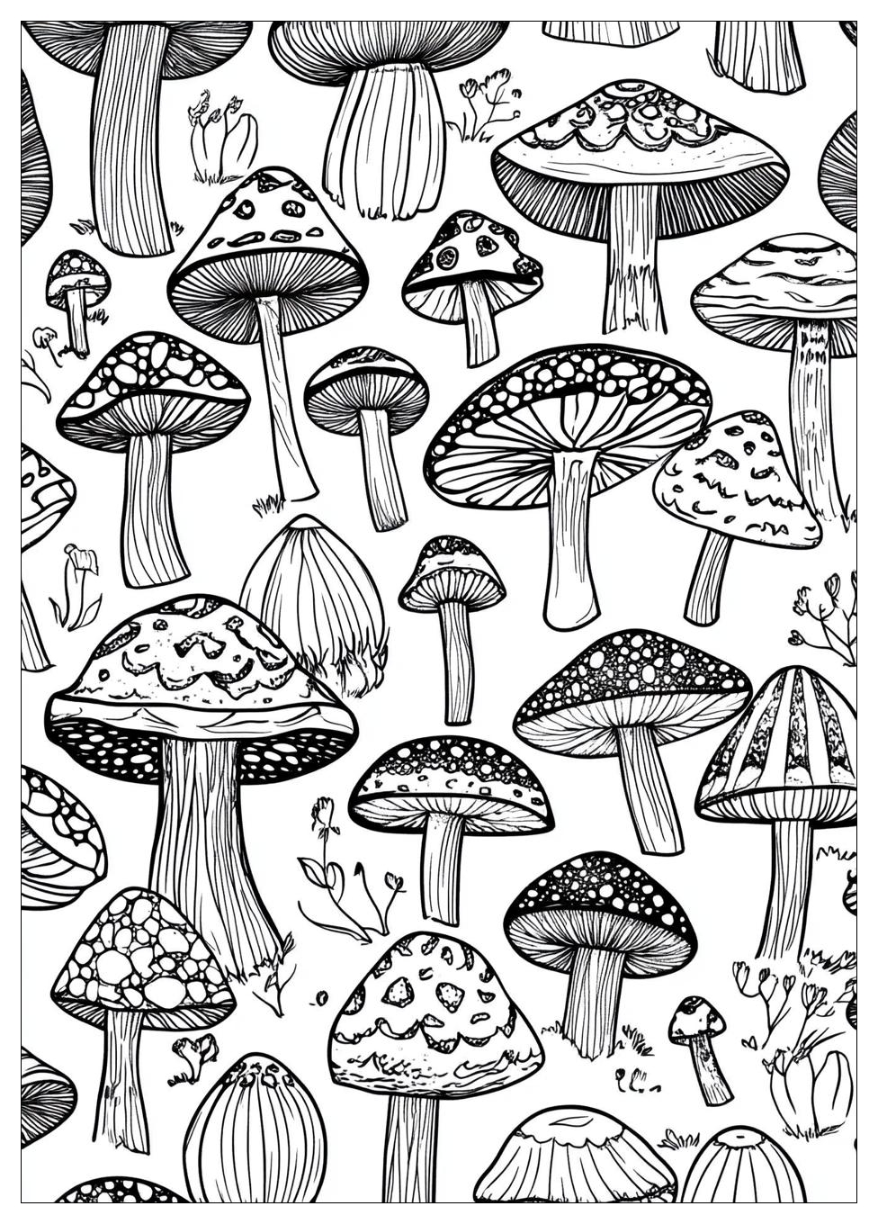Pilze Ausmalbilder 24