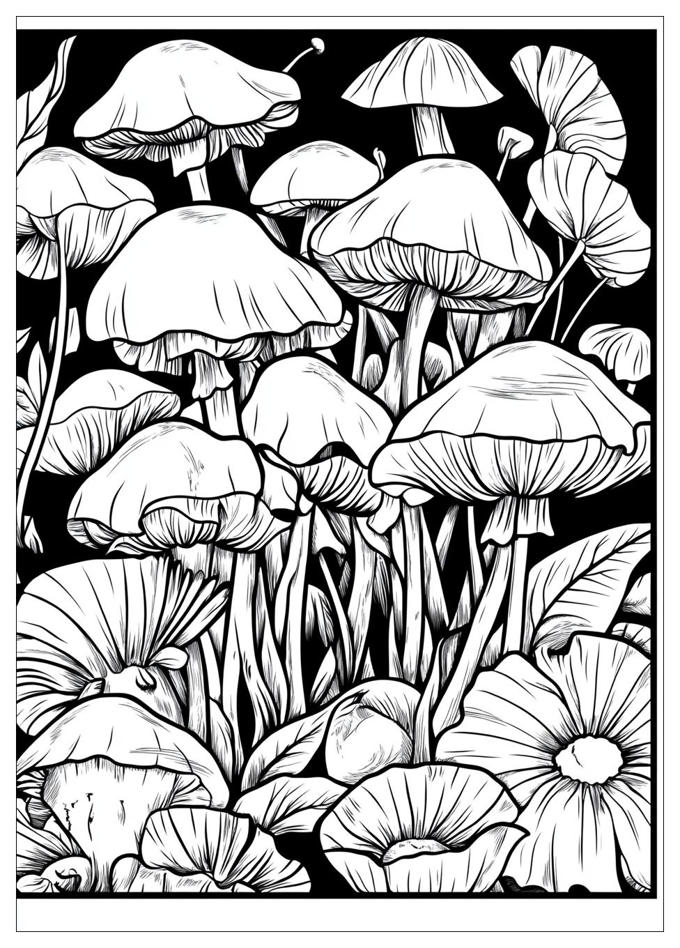 Pilze Ausmalbilder 4