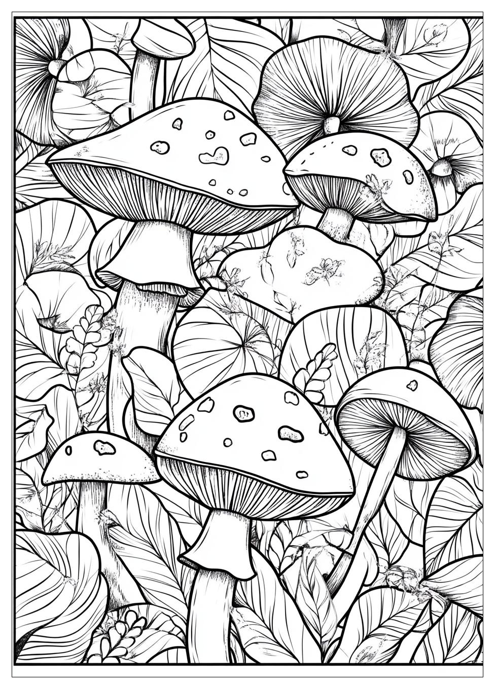 Pilze Ausmalbilder 5