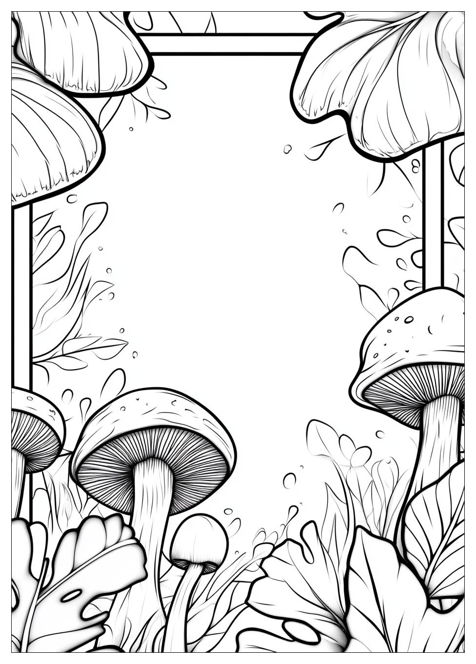Pilze Ausmalbilder 8