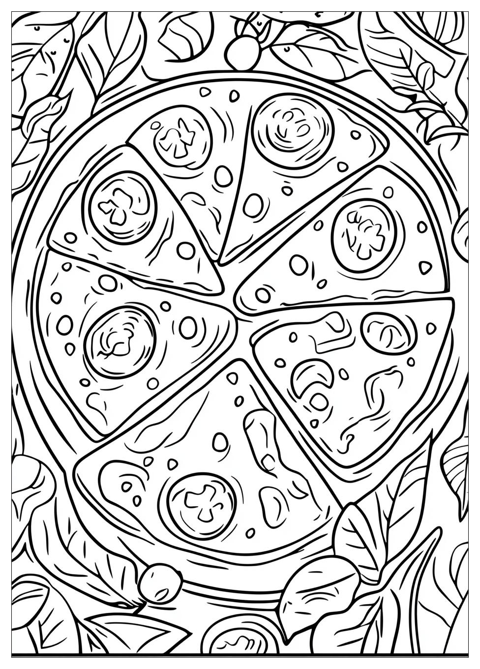 Pizza Ausmalbilder 1