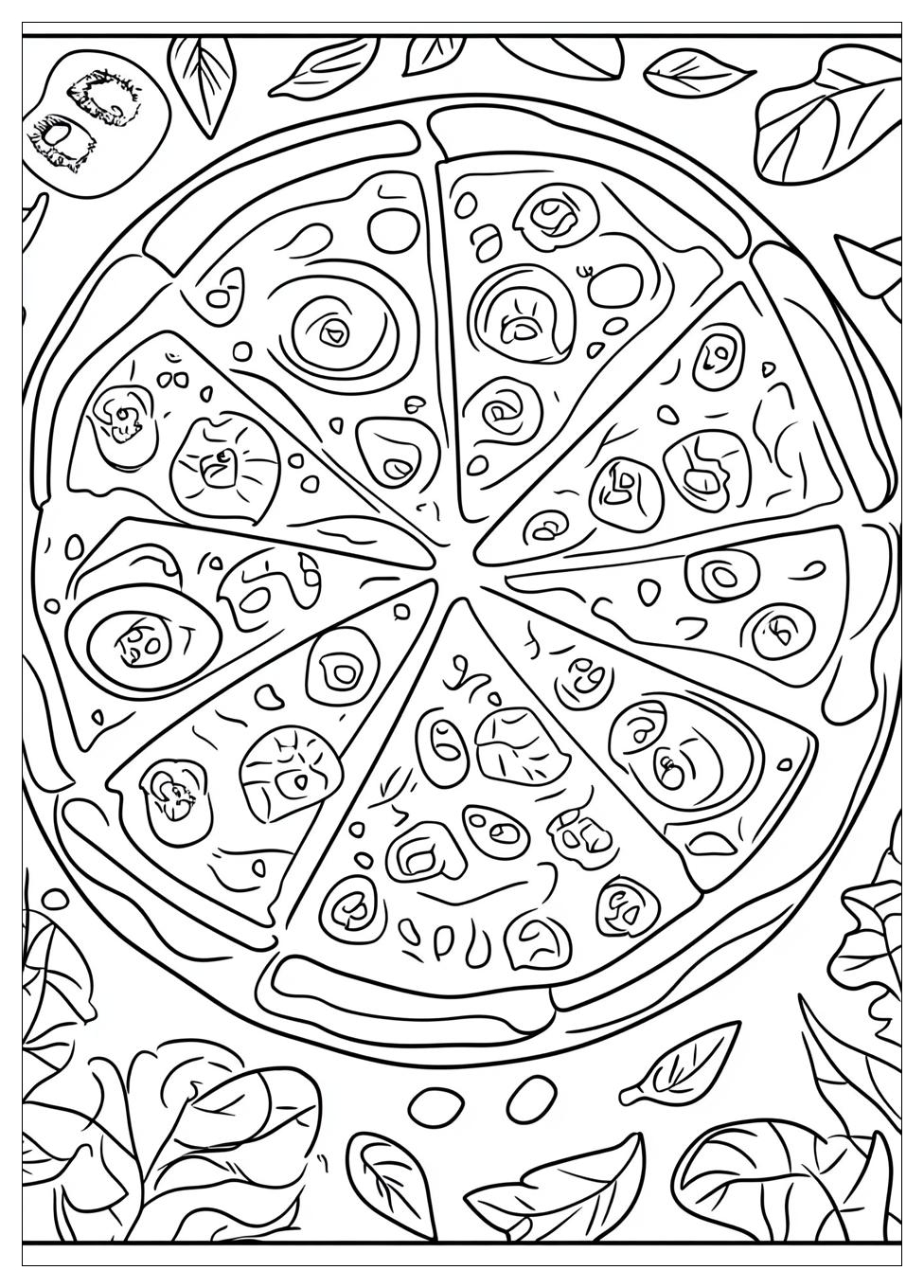 Pizza Ausmalbilder 14