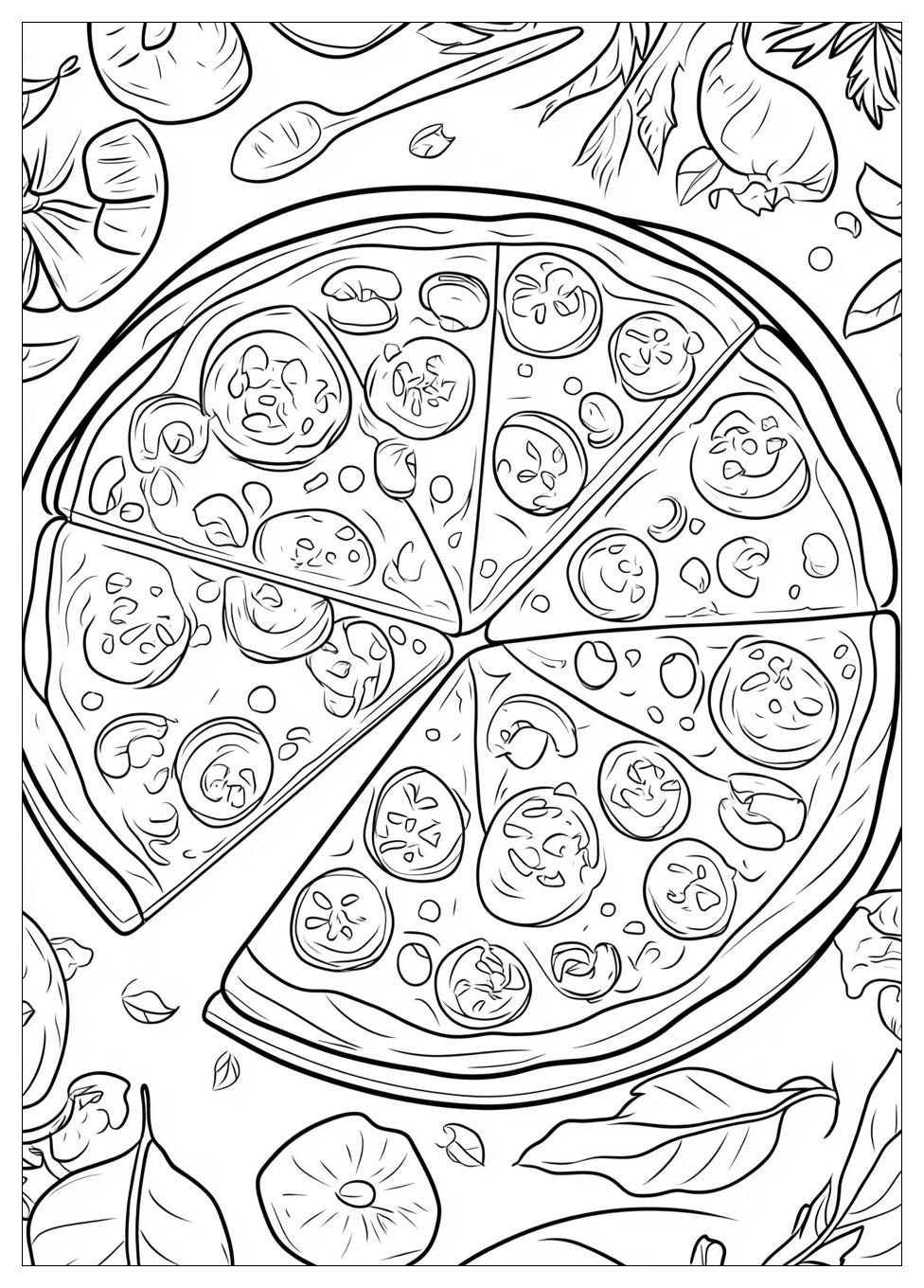 Pizza Ausmalbilder 15