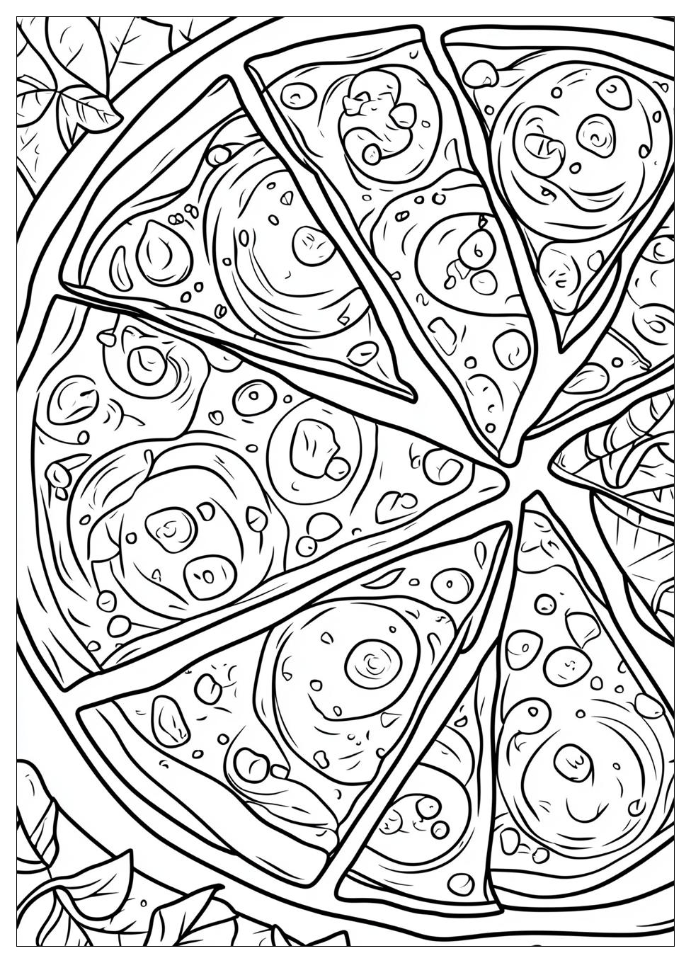 Pizza Ausmalbilder 17