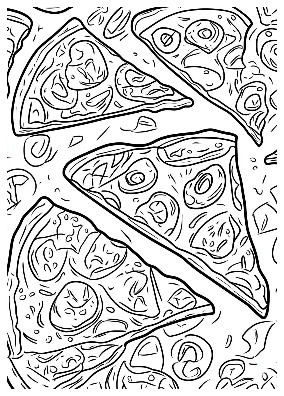 Pizza Ausmalbilder 2