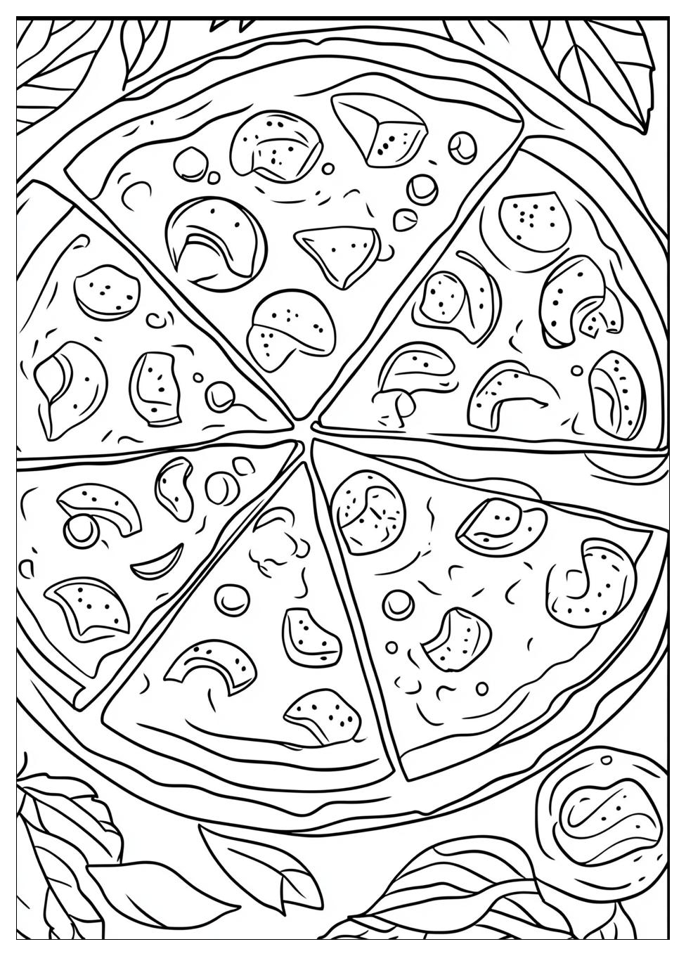 Pizza Ausmalbilder 20