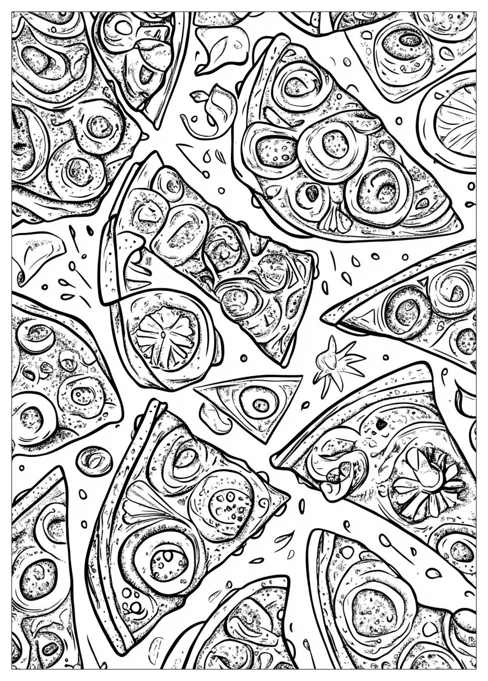 Pizza Ausmalbilder 21