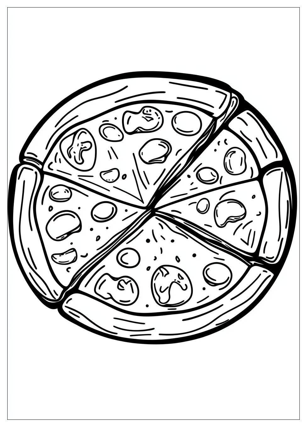 Pizza Ausmalbilder 24