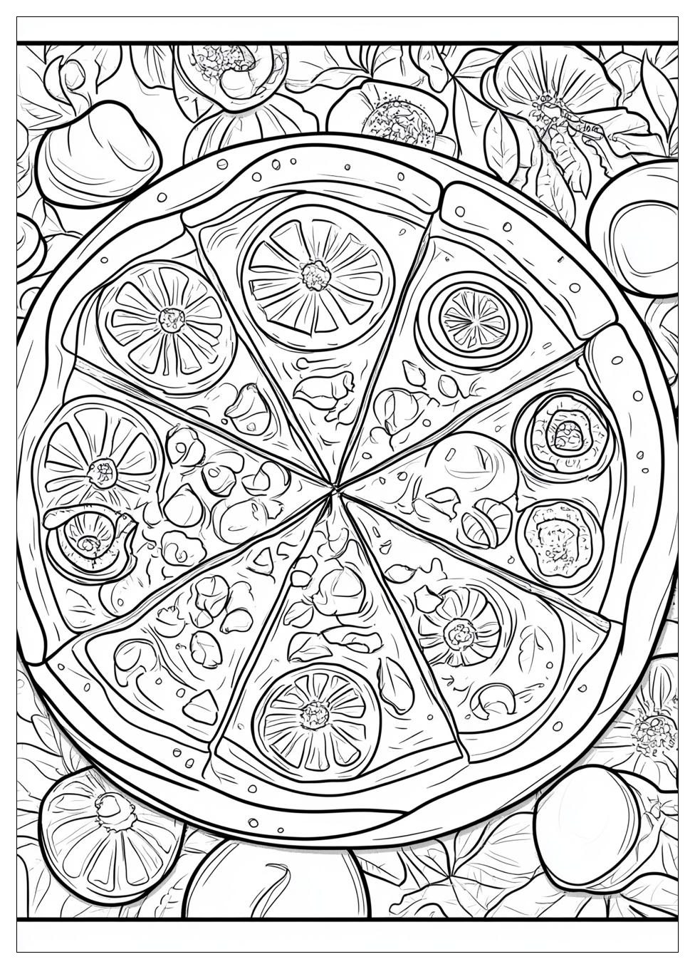 Pizza Ausmalbilder 3