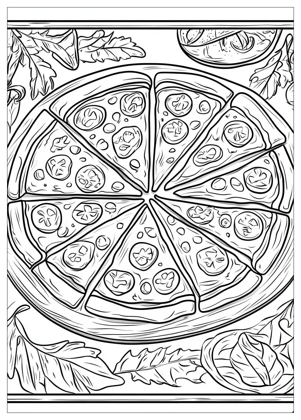 Pizza Ausmalbilder 4
