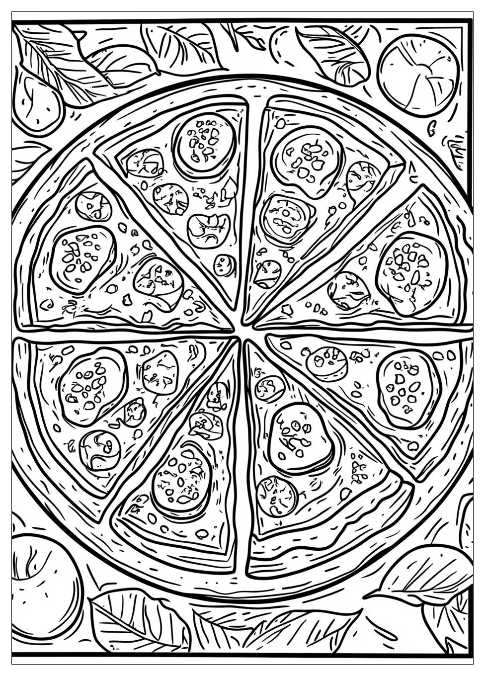 Pizza Ausmalbilder 8