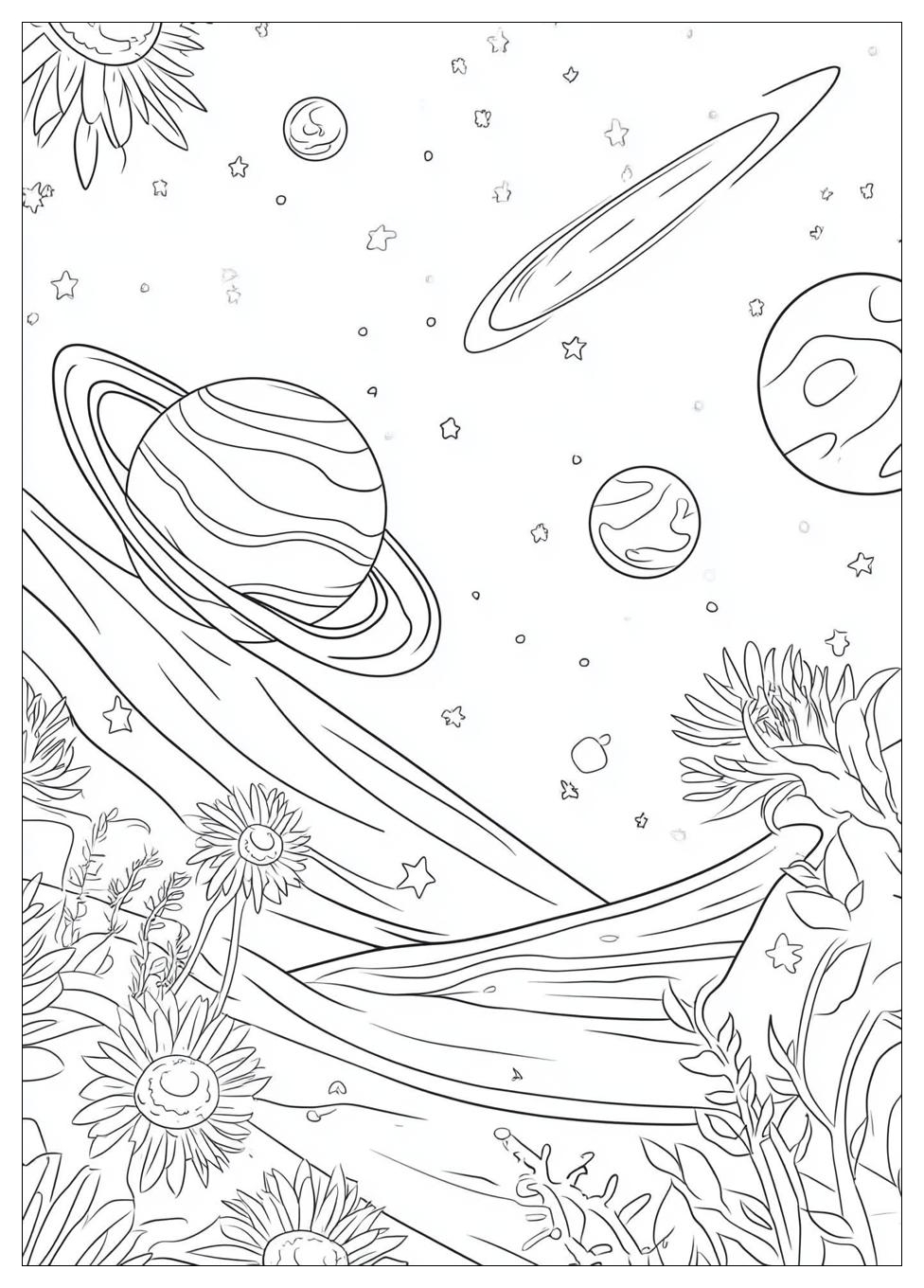 Planeten Ausmalbilder 6