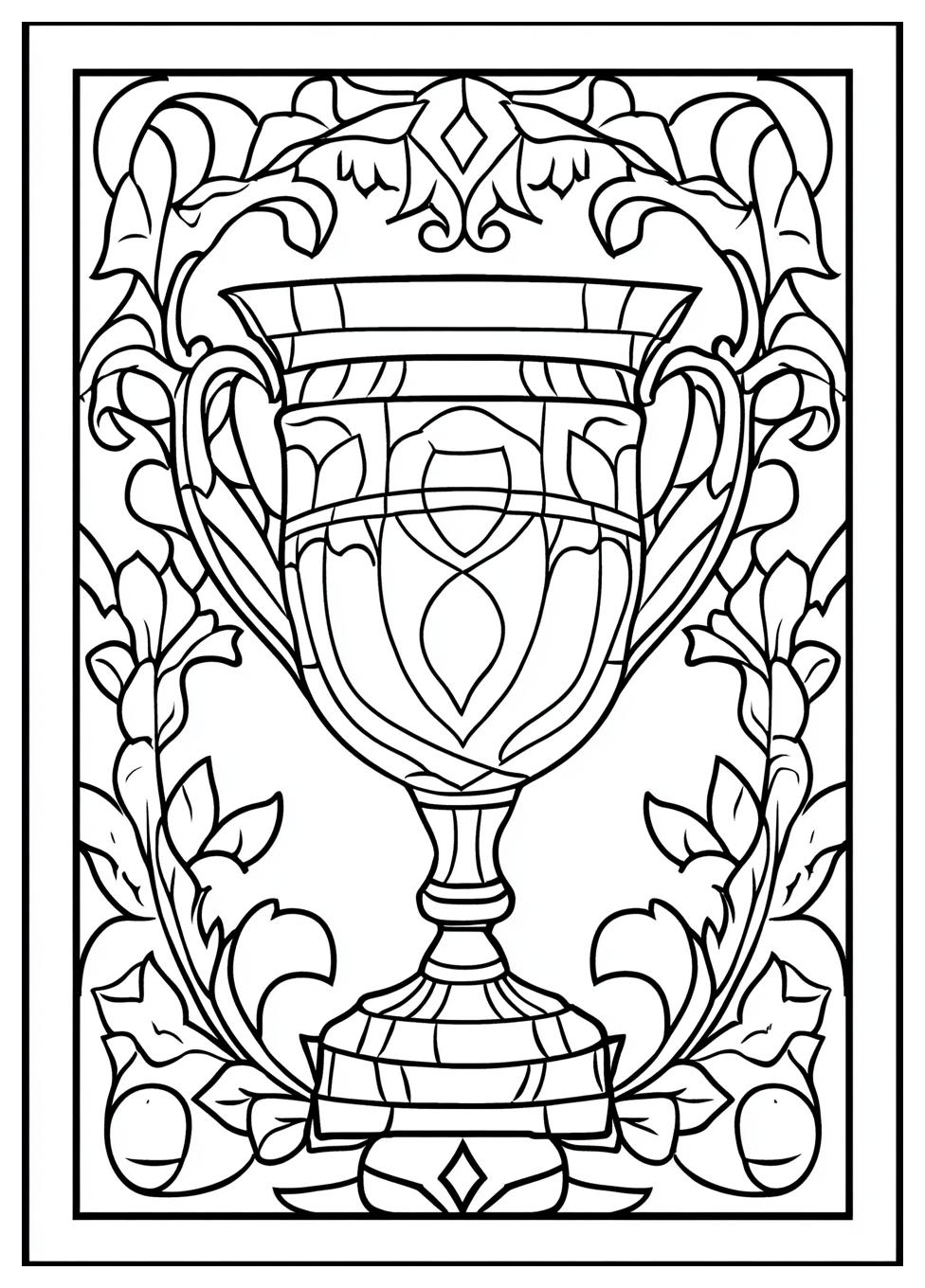 Pokal Ausmalbilder 9