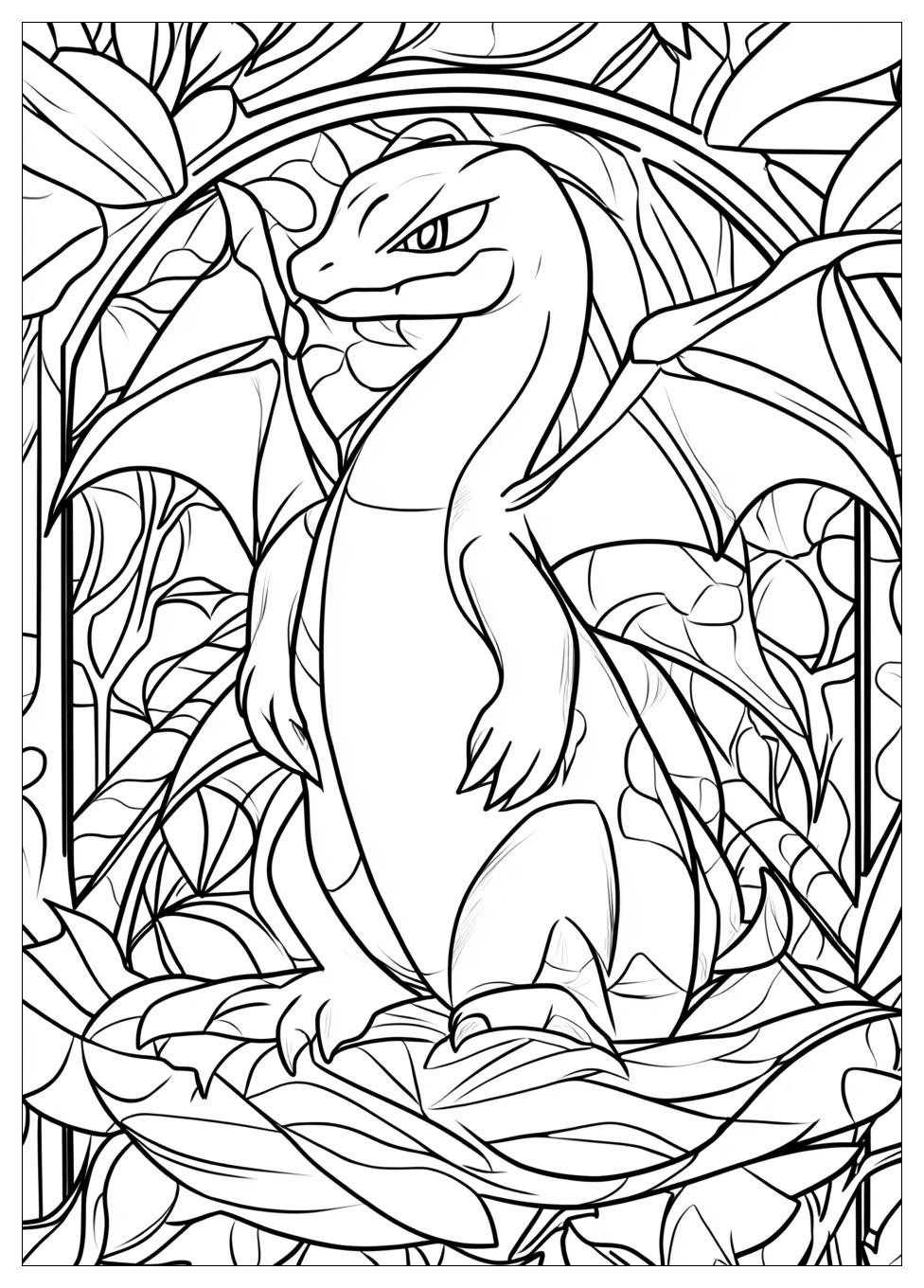 Pokemon Glurak Ausmalbilder 13