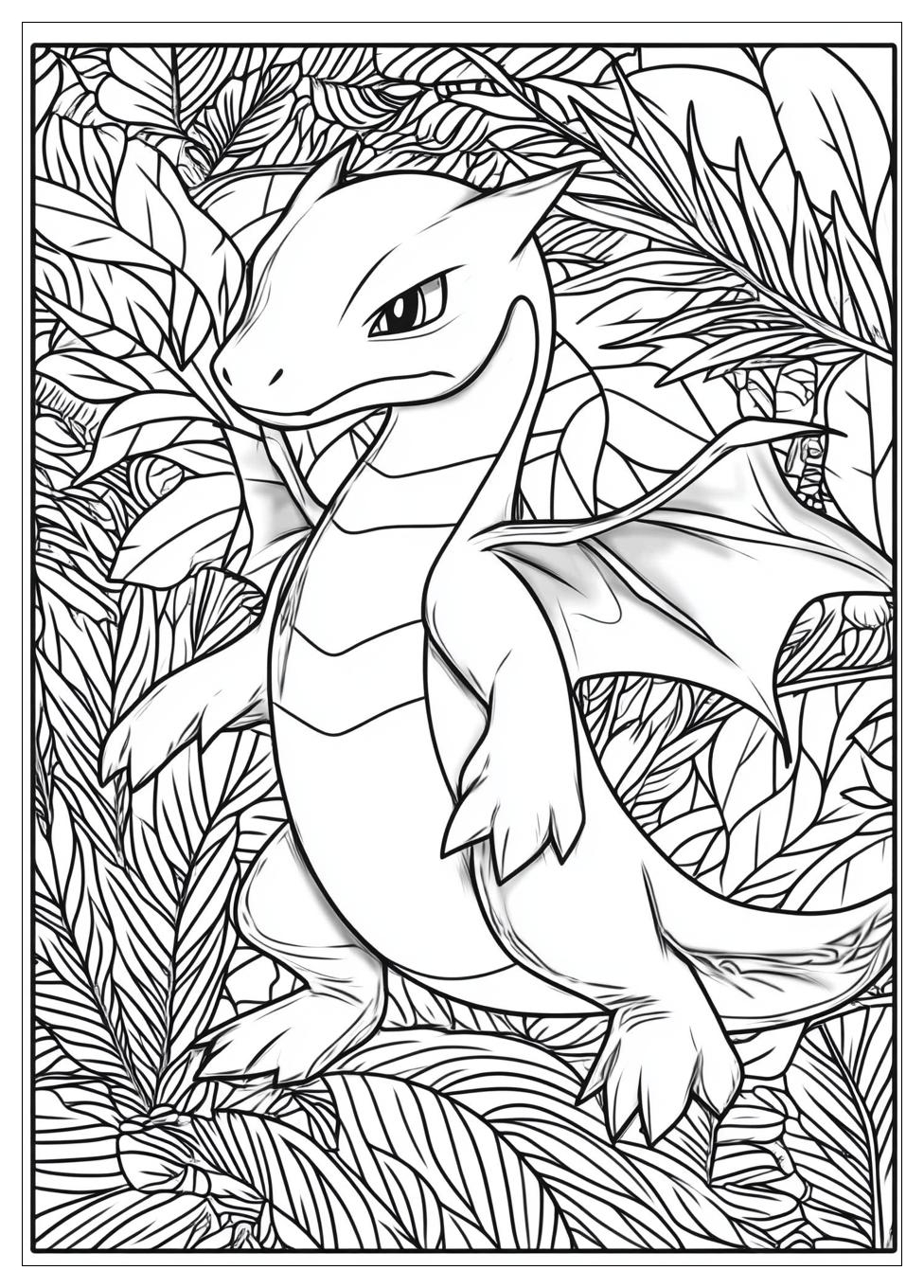 Pokemon Glurak Ausmalbilder 3